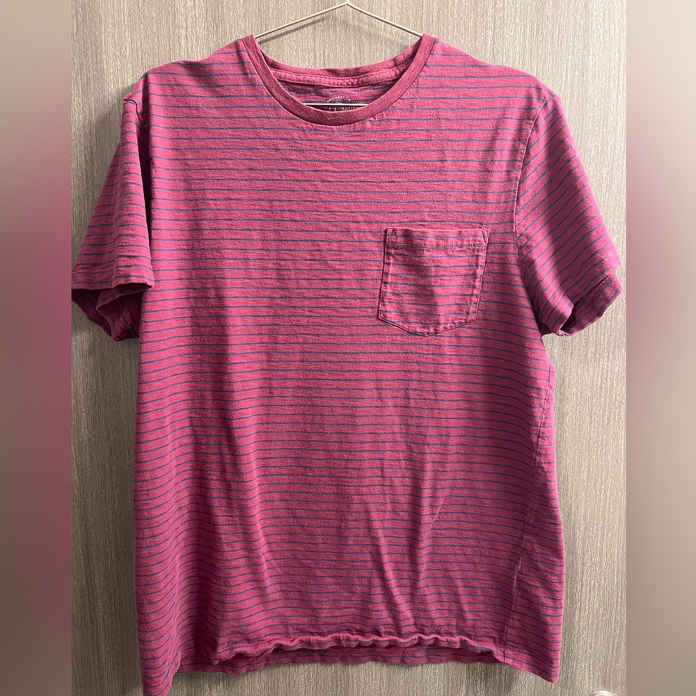 J. Crew short sleeve shirt stripes size XL - Picture 1 of 3